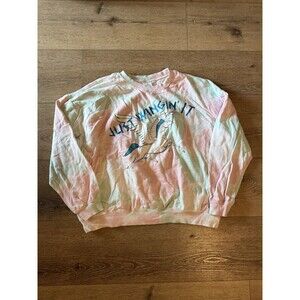 Disney Hercules Pegasus Just Wingin’ It Tie Dye Pullover 1X Disneyland Womens 1X